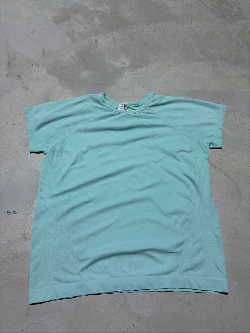 Athleta girl kids Mint Green Short-Sleeve Performance Tee L/12